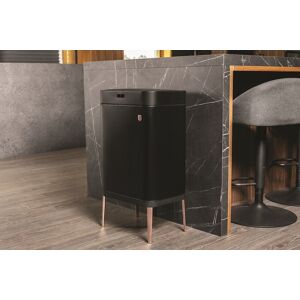 Cos de gunoi cu senzor Berlinger Haus, Black Rose, 42x30x76 cm, 60 L, fier, negru Cos de gunoi cu senzor Berlinger Haus, Black Rose, 42x30x76 cm, 60 L, fier, negru