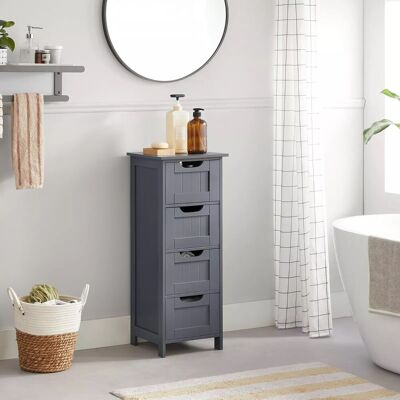 Vasagle Dulap pentru baie, Vasaghle, Modern Style, 30x30x82 cm, MDF, gri Vasagle Dulap pentru baie, Vasaghle, Modern Style, 30x30x82 cm, MDF, gri