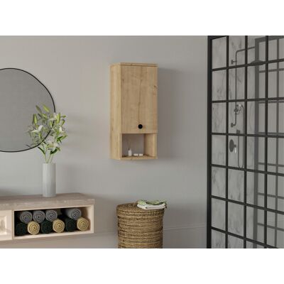 Puqa Design Dulap de baie, Hanah Home, Mis, 30x71x21.8 cm, Maro Puqa Design Dulap de baie, Hanah Home, Mis, 30x71x21.8 cm, Maro