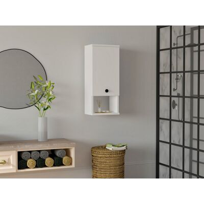 Dulap de baie Mis, Puqa Design, 30x21.8x71 cm, alb Dulap de baie Mis, Puqa Design, 30x21.8x71 cm, alb