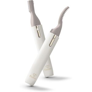Set 2 in 1, ondulator de gene incalzit si aparat de ras electric Fashion TV, Matte Cream-Gold, 14.05x1.88x1.5 cm / 13.48x1.75x1.27 cm, crem Set 2 in 1, ondulator de gene incalzit si aparat de ras electric Fashion TV, Matte Cream-Gold, 14.05x1.88x1.5 cm / 13.48x1.75x1.27 cm, crem