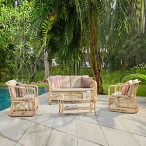 Maison Set mobilier pentru exterior, 4 piese Surabaya, 77x67.5x79 cm, aluminiu/sticla securizata, natur/gri Maison Set mobilier pentru exterior, 4 piese Surabaya, 77x67.5x79 cm, aluminiu/sticla securizata, natur/gri
