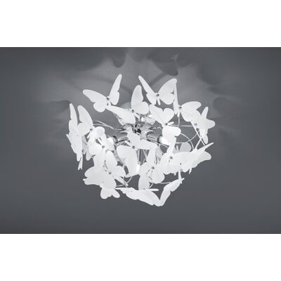 Plafoniera Butterfly, RL, 45x28.5 cm, 28W, 3x G9, metal, multicolor Plafoniera Butterfly, RL, 45x28.5 cm, 28W, 3x G9, metal, multicolor