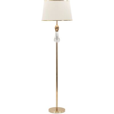 Lampadar Bratislava, Mauro Ferretti, 1 x E27, 40W, 45x165 cm, fier/sticla, auriu Lampadar Bratislava, Mauro Ferretti, 1 x E27, 40W, 45x165 cm, fier/sticla, auriu
