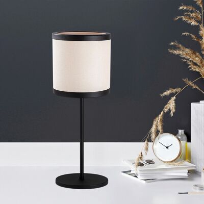 Fulgor Lampa de masa, Opviq, 942FLG1818, Alb/Negru Fulgor Lampa de masa, Opviq, 942FLG1818, Alb/Negru