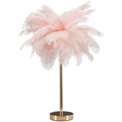 Mauro Ferretti - Lampă de masă cu pene - Roz - Iluminat decorativ Mauro Ferretti - Lampă de masă cu pene - Roz - Iluminat decorativ
