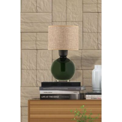 Lampa de masa, Opviq, 433NUV1522, Bej/Verde Lampa de masa, Opviq, 433NUV1522, Bej/Verde