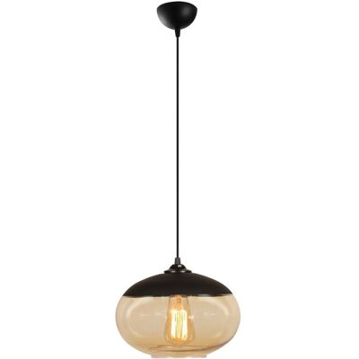 Opviq MR 867 - Negru Miere - 25x113cm - E27 - 100W - Lustră Opviq MR 867 - Negru Miere - 25x113cm - E27 - 100W - Lustră