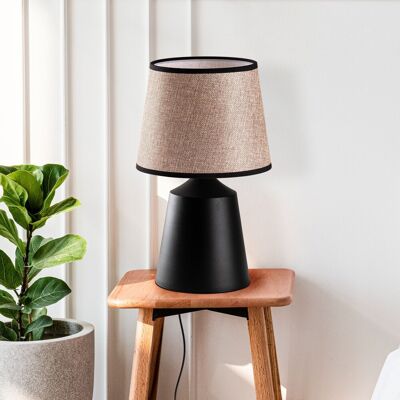 Lampa de masa, Opviq, 892OPV2611, Negru/Bej Lampa de masa, Opviq, 892OPV2611, Negru/Bej