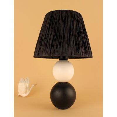Lampa de masa, Opviq, 687HMY2385, Alb/Negru Lampa de masa, Opviq, 687HMY2385, Alb/Negru