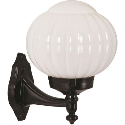 NADUVI Lampa de perete - Geert lumina exterioară - Negru - 27x23x30 cm NADUVI Lampa de perete - Geert lumina exterioară - Negru - 27x23x30 cm