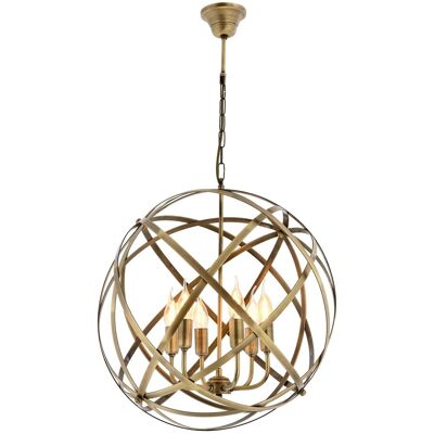 Lustra, AV-4183-6E, Avonni, 50 x 90 cm, 6 x E14, 40W, aramiu antic Lustra, AV-4183-6E, Avonni, 50 x 90 cm, 6 x E14, 40W, aramiu antic
