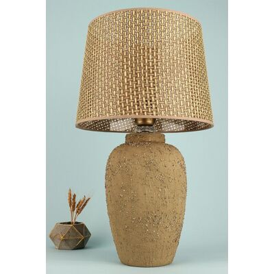 Lampa de masa, Opviq, 687HMY2408, Galben mustar Lampa de masa, Opviq, 687HMY2408, Galben mustar