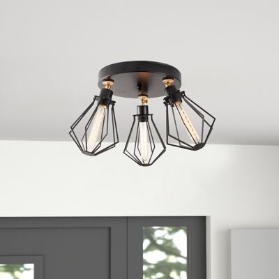 Lustra, Oylat - N-1041, Alby, 56 x 31 cm, 3 x E27, 40W, negru Lustra, Oylat - N-1041, Alby, 56 x 31 cm, 3 x E27, 40W, negru