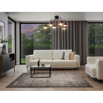 Lustra ELTAP, Detmer, 86x32 cm, 6xE27, 15W, otel, negru/auriu Lustra ELTAP, Detmer, 86x32 cm, 6xE27, 15W, otel, negru/auriu