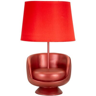 CHARME - CHARME1921 - Roșu - Rășină - Lampa de masă CHARME - CHARME1921 - Roșu - Rășină - Lampa de masă