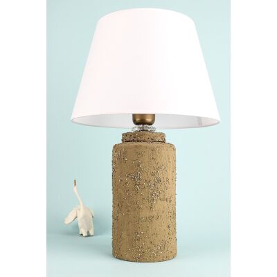 Lampa de masa, Opviq, 687HMY2394, Bej/Alb Lampa de masa, Opviq, 687HMY2394, Bej/Alb