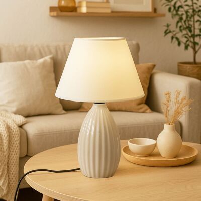 Lampa de masa, Opviq, 780SGN4776, Crem Lampa de masa, Opviq, 780SGN4776, Crem