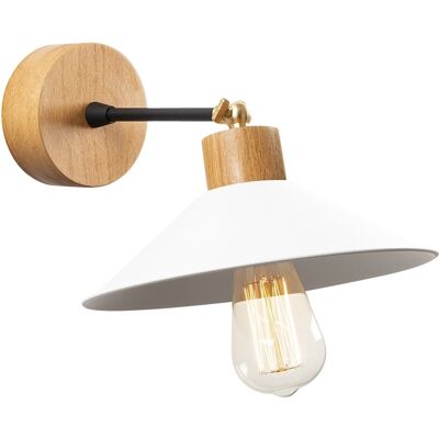 Aplica de perete Manavgat N-628, Noor, 20 x 30 cm, 1 x E27, 100W, alb Aplica de perete Manavgat N-628, Noor, 20 x 30 cm, 1 x E27, 100W, alb