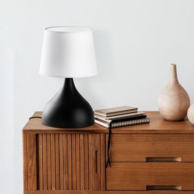 Lampa de masa, Opviq, 892OPV2616, Alb/Negru Lampa de masa, Opviq, 892OPV2616, Alb/Negru