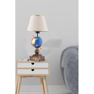 Lampa de masa, Opviq, 390FLH2251, Negru / Alb / Auriu Lampa de masa, Opviq, 390FLH2251, Negru / Alb / Auriu