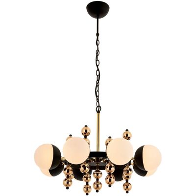 Aurora Lustra, Opviq, 301AUR1278, Metal, Negru Aurora Lustra, Opviq, 301AUR1278, Metal, Negru