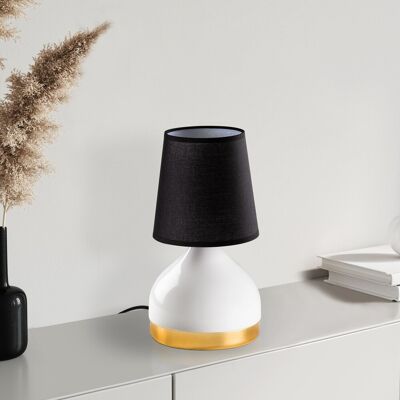 Lampa de masa, Opviq, 892OPV2555, Alb/Negru Lampa de masa, Opviq, 892OPV2555, Alb/Negru