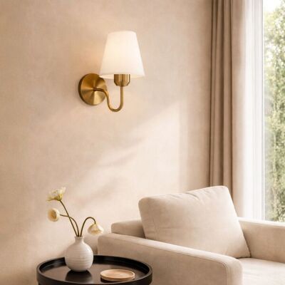 Aplica de perete, Opviq, 780SGN2722, Auriu / Ecru Aplica de perete, Opviq, 780SGN2722, Auriu / Ecru