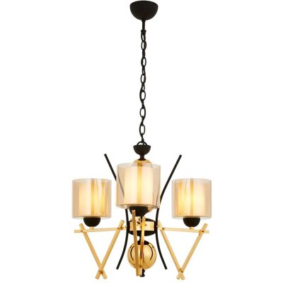 Lustra, Av-4301-3S, Aurora, 50 x 90 cm, 3 x E27, 60W, auriu Lustra, Av-4301-3S, Aurora, 50 x 90 cm, 3 x E27, 60W, auriu