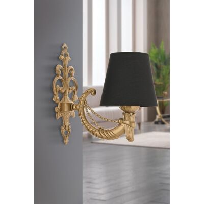 Aplica de perete, Opviq, 390FLH2341, Negru Aplica de perete, Opviq, 390FLH2341, Negru