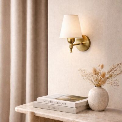Aplica de perete, Opviq, 780SGN2719, Auriu / Ecru Aplica de perete, Opviq, 780SGN2719, Auriu / Ecru