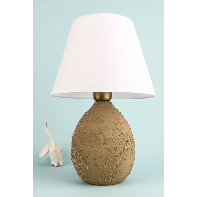 Lampa de masa, Opviq, 687HMY2395, Bej/Alb Lampa de masa, Opviq, 687HMY2395, Bej/Alb