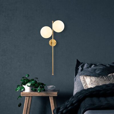 Lampa de Perete Fazli - Opviq Auriu E14 - Lampa de Perete Lampa de Perete Fazli - Opviq Auriu E14 - Lampa de Perete