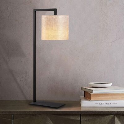 Lampa de masa, Opviq, 892OPV1136, Crem/Negru Lampa de masa, Opviq, 892OPV1136, Crem/Negru