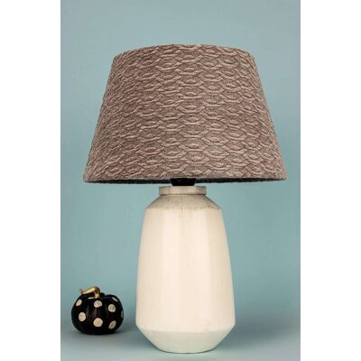 Lampa de masa, Opviq, 687HMY2490, Maro / Crem Lampa de masa, Opviq, 687HMY2490, Maro / Crem