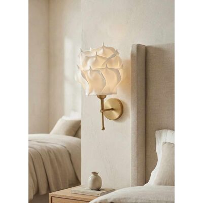 Aplica de perete, L'essentiel Maison, 627GNT1029, Alb / Aur antic Aplica de perete, L'essentiel Maison, 627GNT1029, Alb / Aur antic