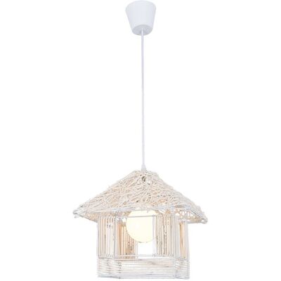 Lustra, L1681 - White, Lightric, 35 x 120 cm, 1 x E27, 24W, alb Lustra, L1681 - White, Lightric, 35 x 120 cm, 1 x E27, 24W, alb
