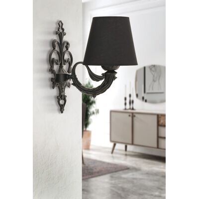 Aplica de perete, Opviq, 390FLH2352, Negru Aplica de perete, Opviq, 390FLH2352, Negru