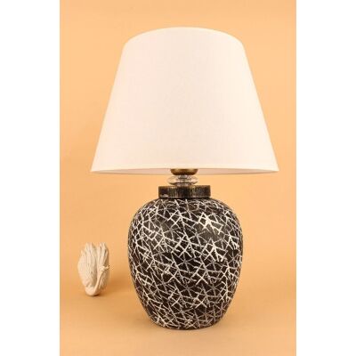 Lampa de masa, Opviq, 687HMY2381, Alb/Negru Lampa de masa, Opviq, 687HMY2381, Alb/Negru