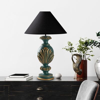 Lampa de masa, Opviq, 897TNL1111, Verde/Negru Lampa de masa, Opviq, 897TNL1111, Verde/Negru