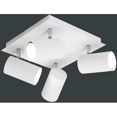 Plafoniera Marley, TRIO, 24x24x15 cm, 35W, 4x GU10, metal, alb Plafoniera Marley, TRIO, 24x24x15 cm, 35W, 4x GU10, metal, alb