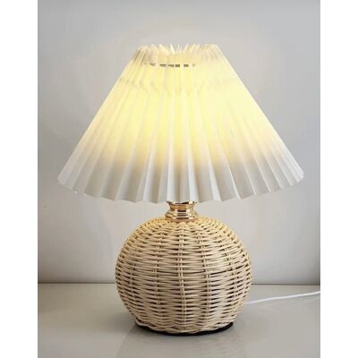 Lampa de masa, Opviq, 751ARL1135, Bambus, Crem / Bej Lampa de masa, Opviq, 751ARL1135, Bambus, Crem / Bej