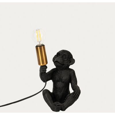 Lampa de masa Atta, Homla, 14x11.5x20.5 cm, 40W, 1x E14, polirasina/metal, negru Lampa de masa Atta, Homla, 14x11.5x20.5 cm, 40W, 1x E14, polirasina/metal, negru