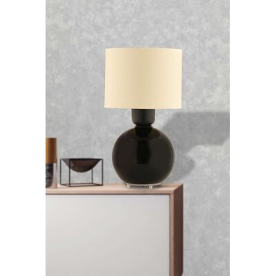 Lampa de masa, Opviq, 433NUV1523, Crem/Negru Lampa de masa, Opviq, 433NUV1523, Crem/Negru