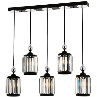 Aurora Lustra, Opviq, 301AUR1275, Metal, Negru/Bronz Aurora Lustra, Opviq, 301AUR1275, Metal, Negru/Bronz