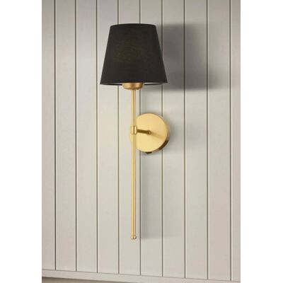 Aplica de perete, Opviq, 751ARL1155, Metal, Aur/Negru Aplica de perete, Opviq, 751ARL1155, Metal, Aur/Negru