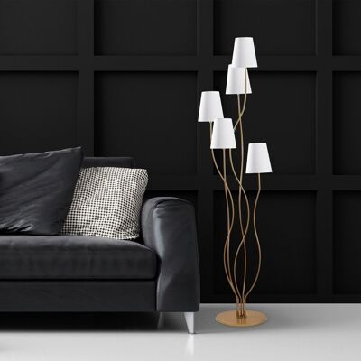 Fulgor Lampadar, Opviq, 942FLG1543, Aur/Alb Fulgor Lampadar, Opviq, 942FLG1543, Aur/Alb