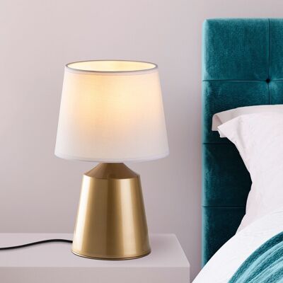 Lampa de masa, Opviq, 892OPV2592, Aur/Alb Lampa de masa, Opviq, 892OPV2592, Aur/Alb
