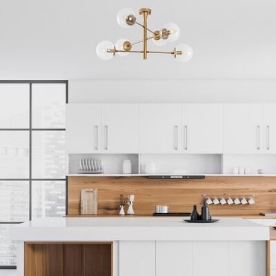 Lustra, Arge - 10174, Fulgor, 75 x 75 x 40 cm, 6 x E14, 40W, auriu Lustra, Arge - 10174, Fulgor, 75 x 75 x 40 cm, 6 x E14, 40W, auriu