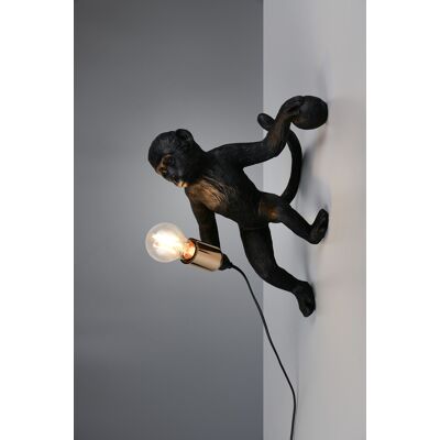 Lampa de perete Louy, RL, 35x20x36.5 cm, 15W, 1x E27, polirasina, negru Lampa de perete Louy, RL, 35x20x36.5 cm, 15W, 1x E27, polirasina, negru